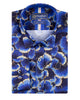 Blue Poppy Print with Matching Handkerchief-Makrom