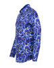 Blue Poppy Print with Matching Handkerchief-Makrom