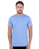 Blue Round Neck Plain T Shirt-Makrom