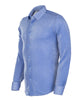Blue Sparkle Studded Glitter Shirt-Makrom