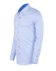 Blue Stripe Classic Men's Shirt-Makrom