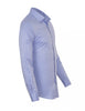 Blue Twill Classic Single Cuff Shirt-Makrom
