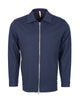 Blue Zip-Up Jacket with Classic Collar-Makrom