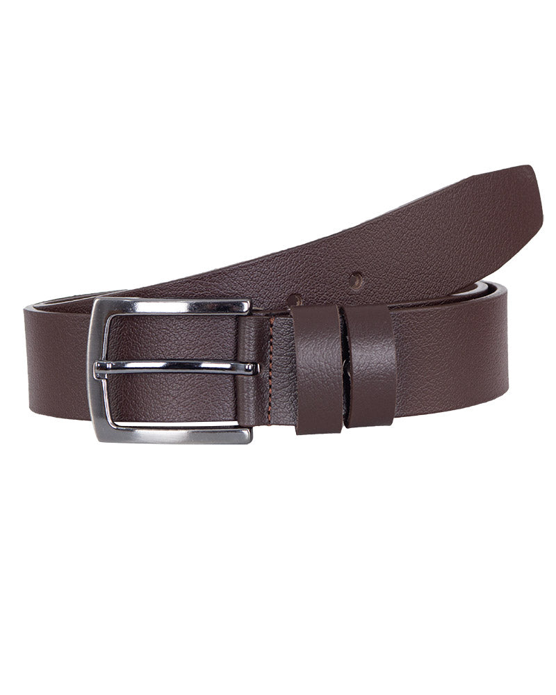 Brown Leather Belt B54-Makrom
