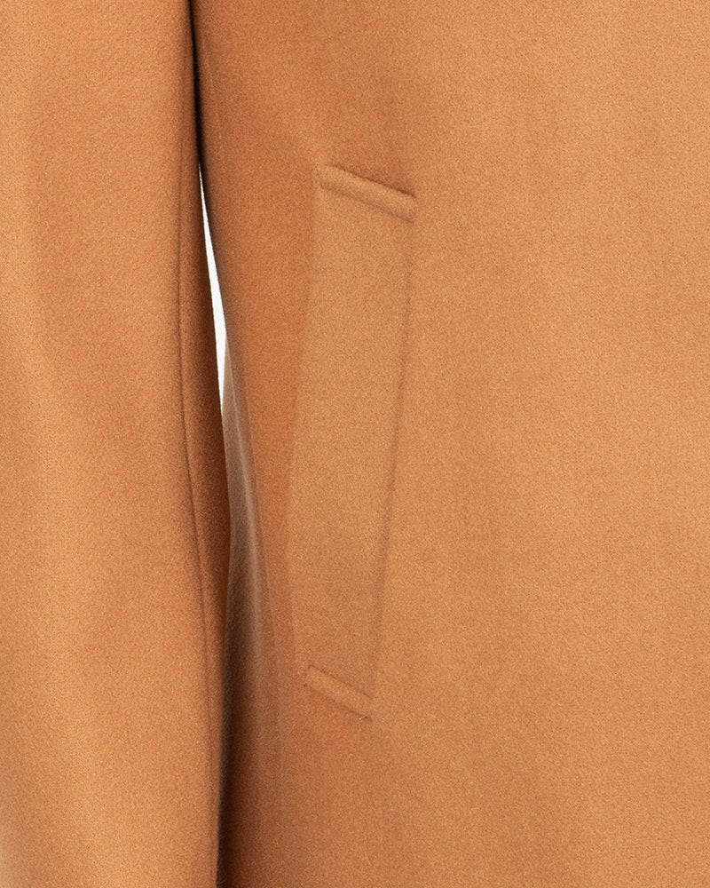 Brown Overcoat with Removable Quilted Inner Layer-Makrom