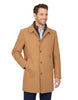 Brown Overcoat with Removable Quilted Inner Layer