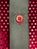 Burgundy Sequin Fashion Shirt with Plain Collar Tip Design-Makrom