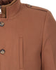 Camel Men's Overcoat with Removable Inner Layer-Makrom