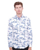 Cheetah in Jungle Print Shirt with Matching Handkerchief-Makrom