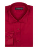 Burgundy Classic Single Cuff Men's Shirt