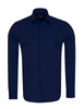 Navy Twill Classic Single Cuff Shirt