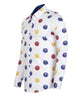 Colourful Balls Print Shirt with Matching Handkerchief-Makrom