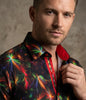 Colourful Christmas Firework Print with Matching Handkerchief