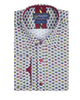 Colourful Dotted Print Shirt with Matching Handkerchief-Makrom