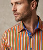 Colourful Pinstriped Print Shirt