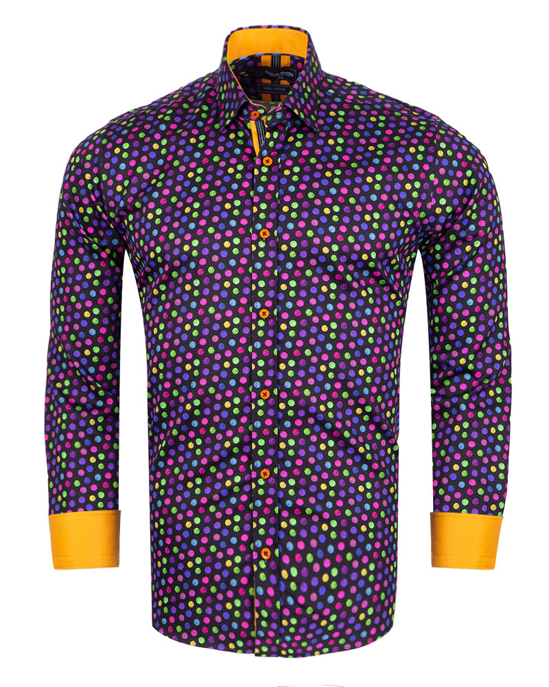 Colourful Polka Dot Print with Matching Handkerchief-Makrom