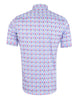 Colourful Vespa Print Short Sleeve Shirt-Makrom