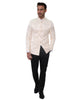 Cream 2 Piece Mandarin Suit-Makrom
