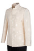 Cream 2 Piece Mandarin Suit-Makrom