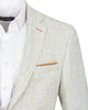 Cream 3 Piece Check Suit-Makrom