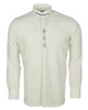 Cream Grandad Collar Chain shirt with Diamantes-Makrom