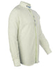Cream Grandad Collar Chain shirt with Diamantes-Makrom