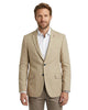Cream Linen Fashion Blazer-Makrom