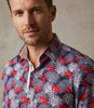 Dark Blue Crab Print Shirt