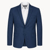 Dark Blue Linen Fashion Blazer-Makrom