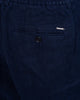 Dark Blue Linen Plain Suit Trouser-Makrom