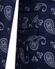Dark Blue Paisley Printed Men's Blazer-Makrom