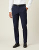 Dark Blue Plain Fashion Trouser-Makrom