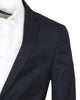 Dark Blue Pure Wool Classic Plain 3 Piece Men's Suit-Makrom
