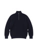 Dark Blue Roll Neck Men`s Jumper-Makrom