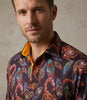 Feather & Scorpion Print Shirt