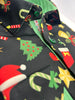 Festive Christmas Candy Cane Print Shirt-Makrom