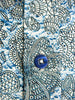 Floral Mosaic Print Shirt with Matching Handkerchief-Makrom