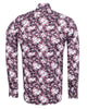 Floral Printed Pure Cotton Shirt with Matching Handkerchief-Makrom