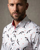 Flying Bird Print Pure Cotton Shirt