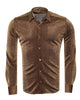 Gold Sparkle Studded Glitter Shirt-Makrom