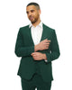 Green Flora Classic 3 Piece Men's Suit-Makrom