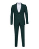 Green Flora Classic 3 Piece Men's Suit-Makrom