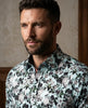 Green Flower Print with Matching Handkerchief