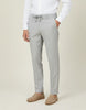 Grey Linen Plain Suit Trouser-Makrom