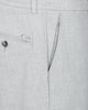 Grey Linen Plain Suit Trouser-Makrom
