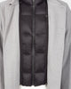 Grey Overcoat with Removable Quilted Inner Layer-Makrom