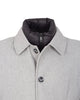 Grey Overcoat with Removable Quilted Inner Layer-Makrom