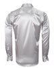 Grey Plain Satin Classic Men’s Shirt-Makrom