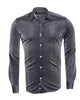 Grey Sparkle Studded Glitter Shirt-Makrom