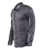 Grey Sparkle Studded Glitter Shirt-Makrom